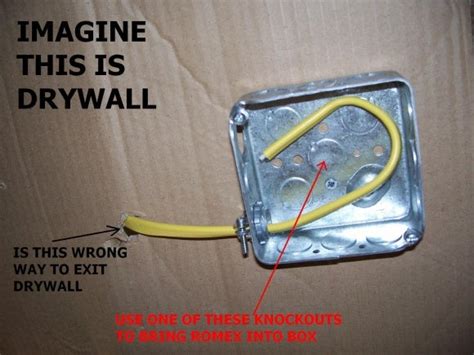 wall junction box for drywall|extending romex behind drywall.